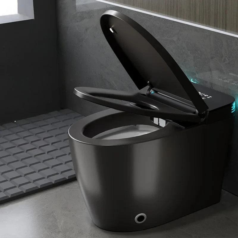 Smart Toilet，Auto Flush Black Multicolor，WC，Heated Seat Warm Air Dry，Sanitary Commode，Hotel Engineering Waterproof Bathroom