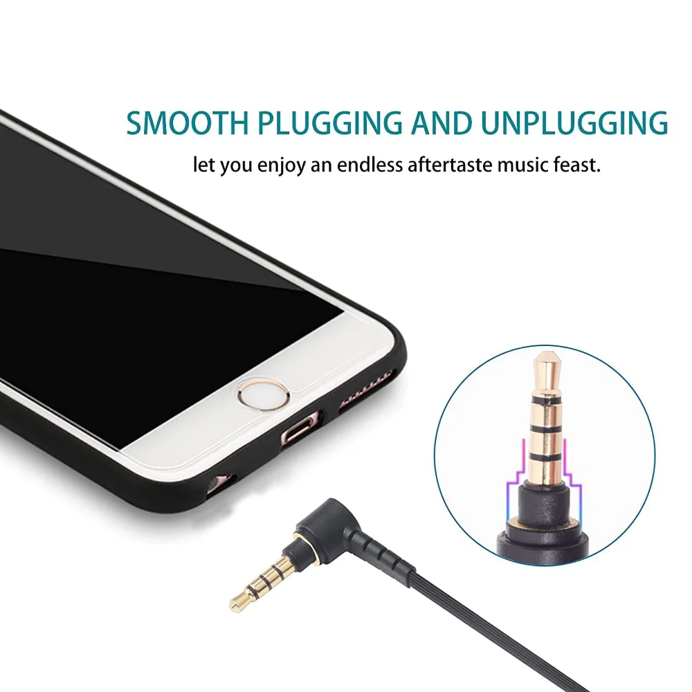 OFC استبدال Aux تمديد كابلات الحبل لسوني MDR-100A MDR-100AAP MDR-H600A MDR-100ABN MDR-1A MDR-1ABT MDR-1ADAC سماعات