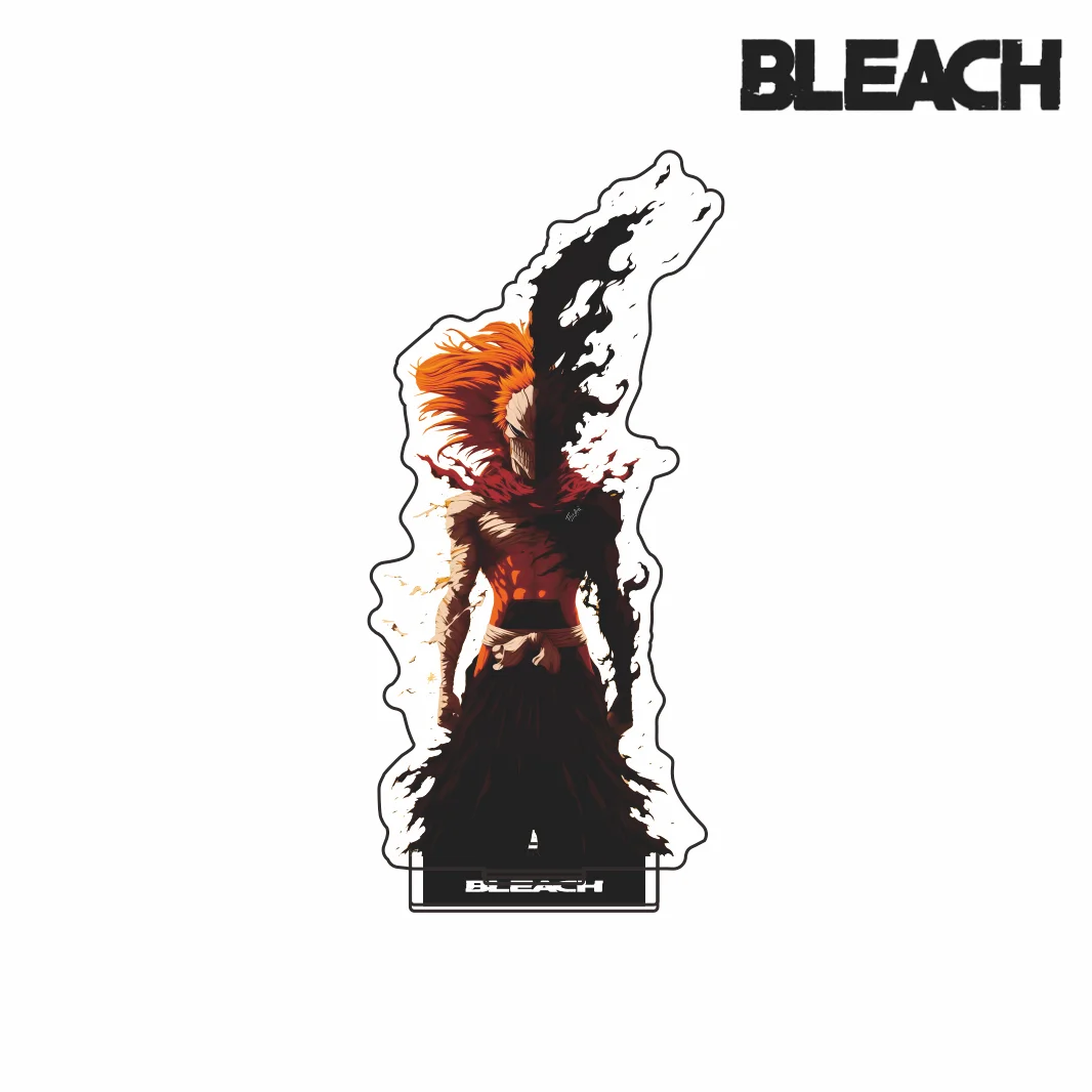Bleach Series 2026 New Arrival Acrylic Keychain Stand Ichigo Kurosaki Illustration Series Character Figure Desktop Ornament Gift