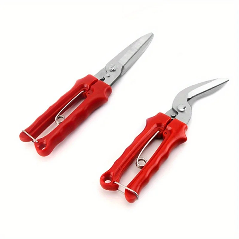 Elbow Stainless Steel Horticultural Scissors Grafting Scissors Floral Bonsai Styling Trmming Fruit Tree Branches Pruning