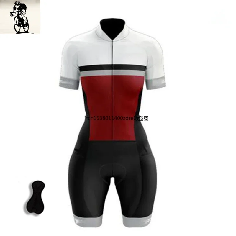 Hot Selling China Good Price Custom Breathable Cycling Wear Cycling Jersey Set, For Women Cycling Jersey Triathlon Jumpsuit 2025