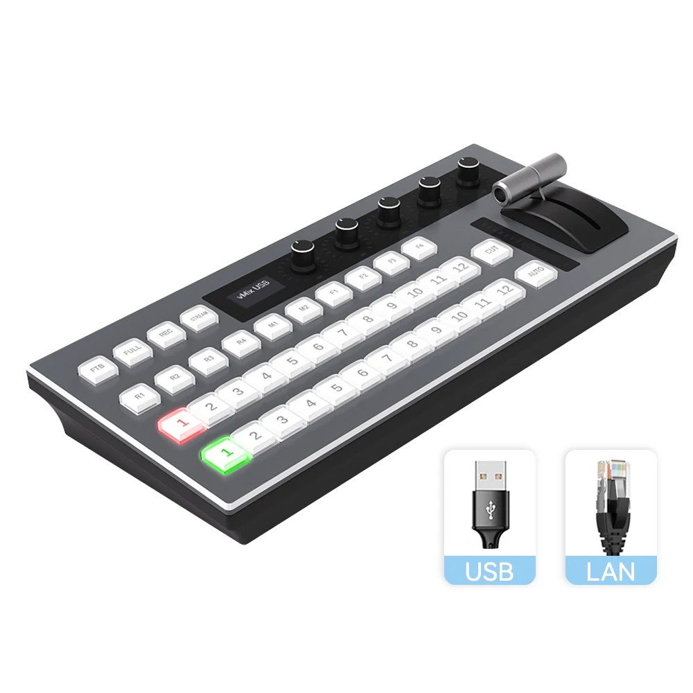 Video Conference Black Magic ATEM Switcher Studio HD VMix Television Pro Studio HD Live Broadcasting Streaming Switcher