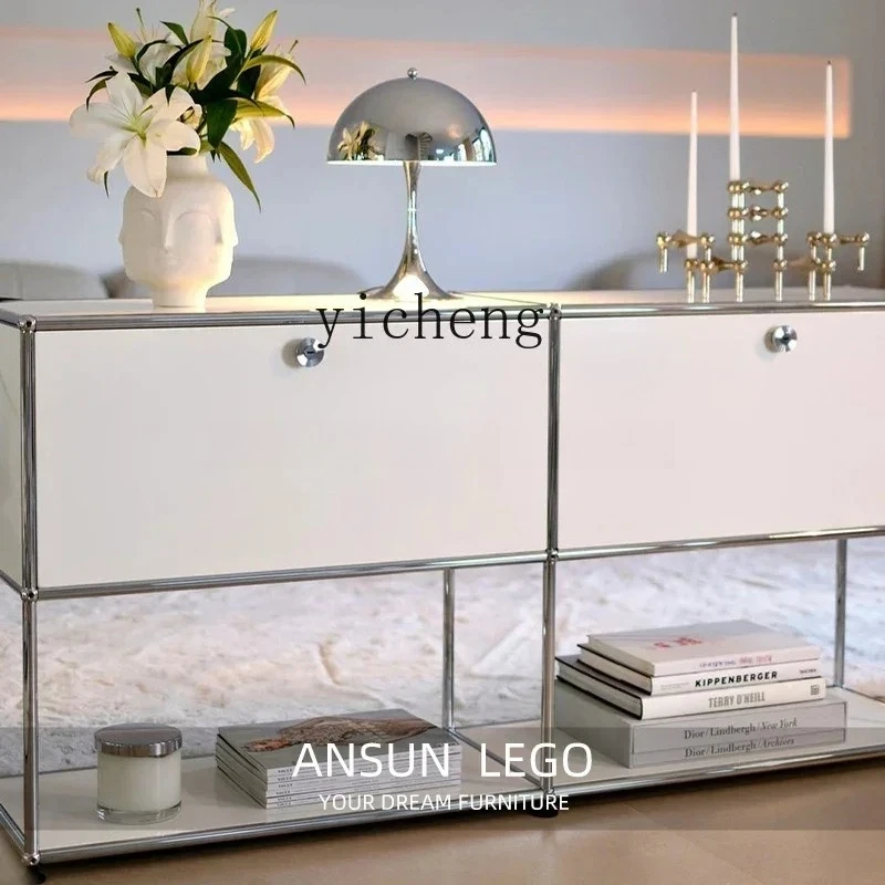 v3 dining side cabinet module combination high-end TV cabinet bedroom minimalist antique dining table chest cabinet