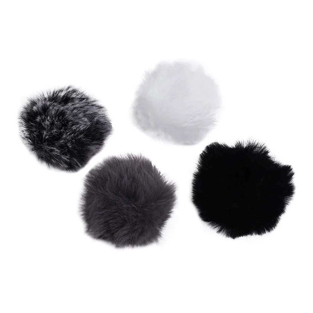Mcoplus Muff de parabrisas para micrófono peludo para exteriores para la mayoría de los micrófonos Lavalier para BOYA BY-WM8