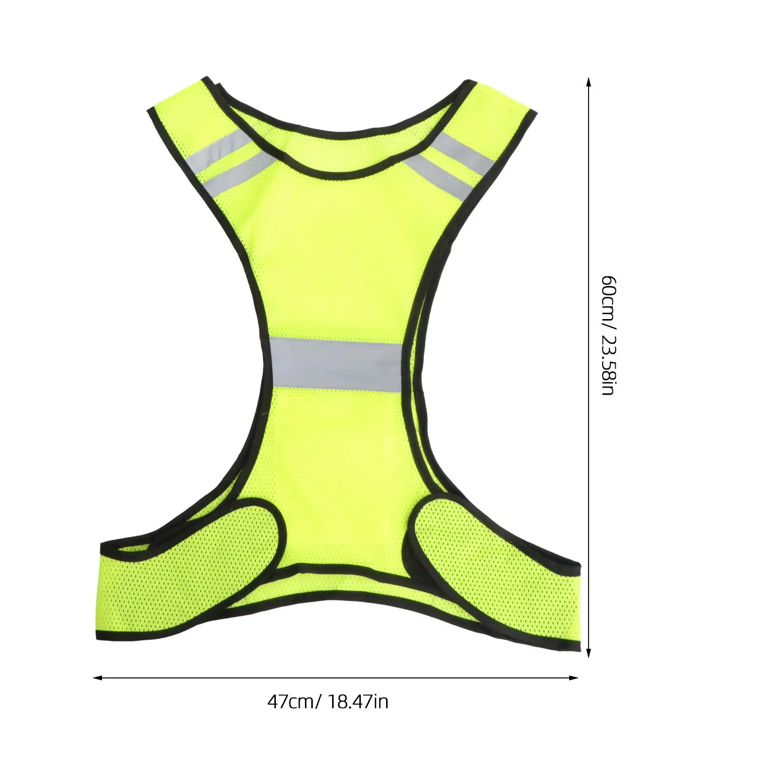 Reflective Safety Vest Reflective Jacket High Visibility Vest Reflective Vest for Running Cycling Reflective Vest