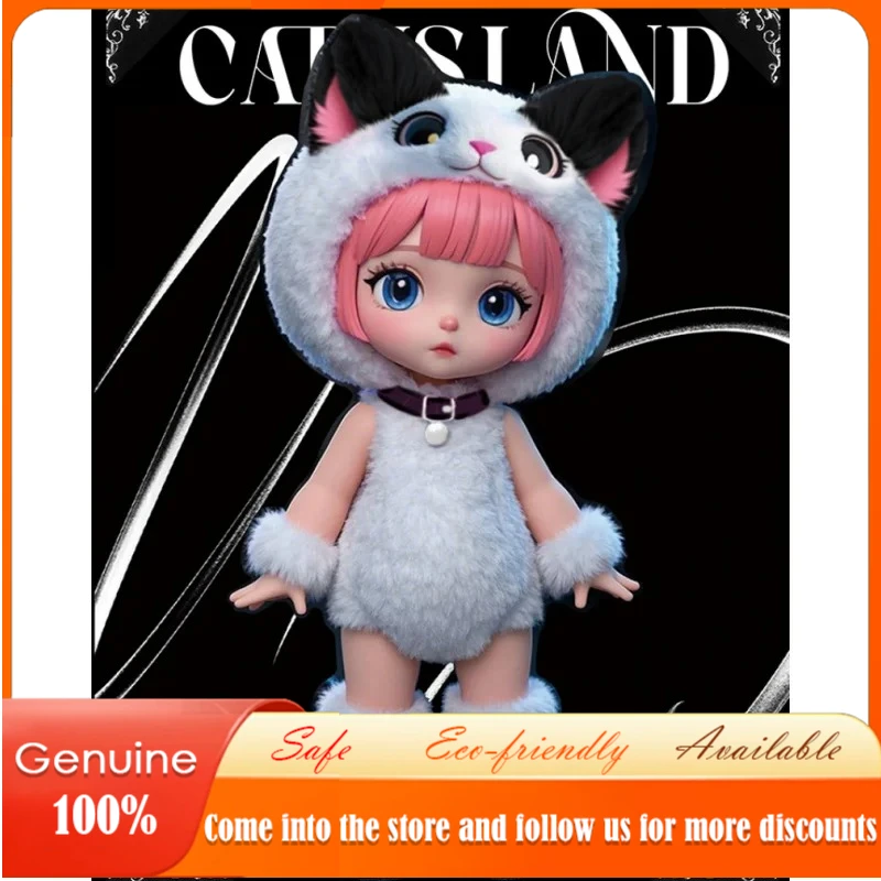 Authentic Cat Island Wonders BJD Series Blind Box Figure Cute Girl Doll Decoration Doll Toy Model Collectibles Ornament Gift