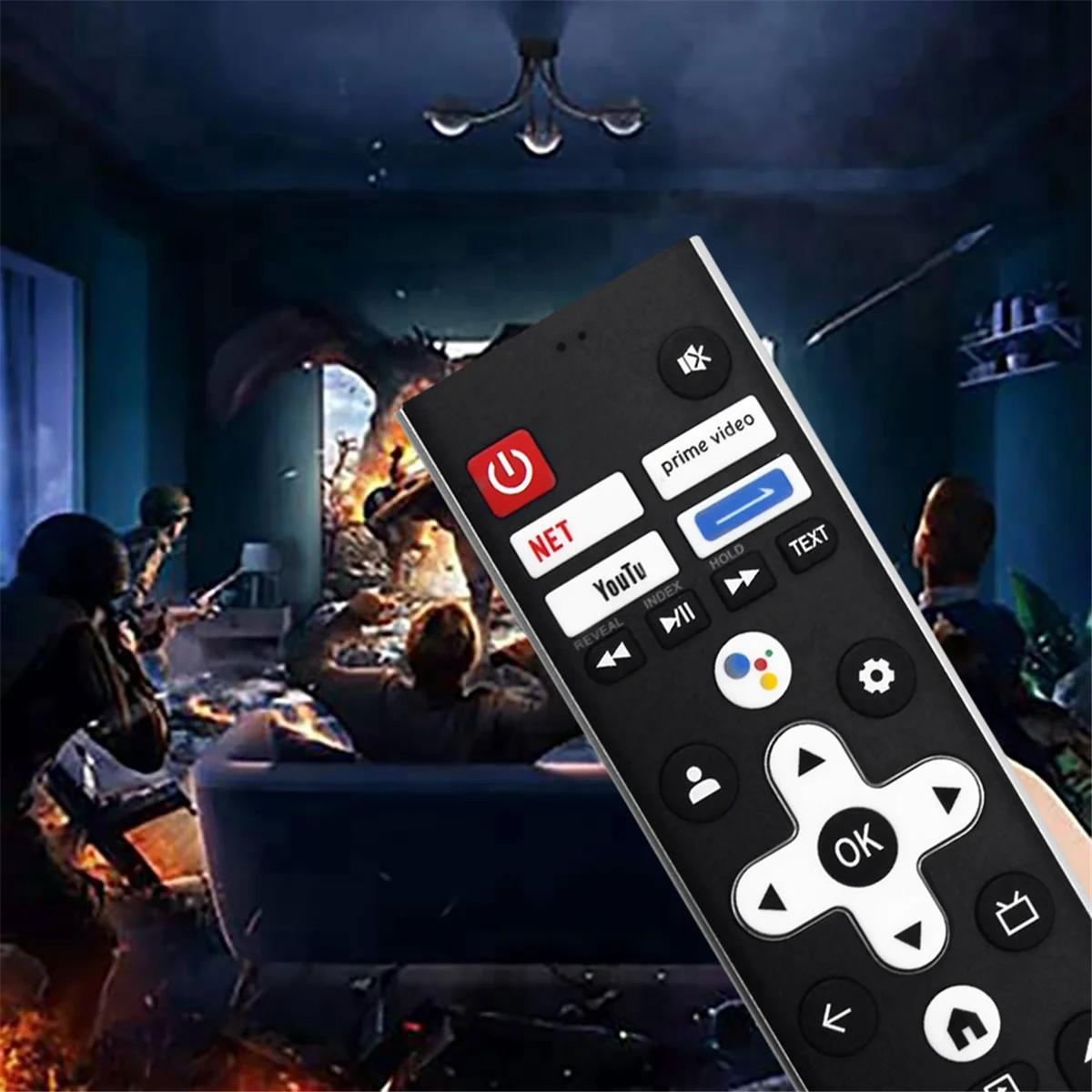 الجودة! استبدل جهاز التحكم عن بعد الصوتي HS-7A05H-00 لجهاز التحكم عن بعد للتلفزيون SKYWORTH HS-7A05H-00