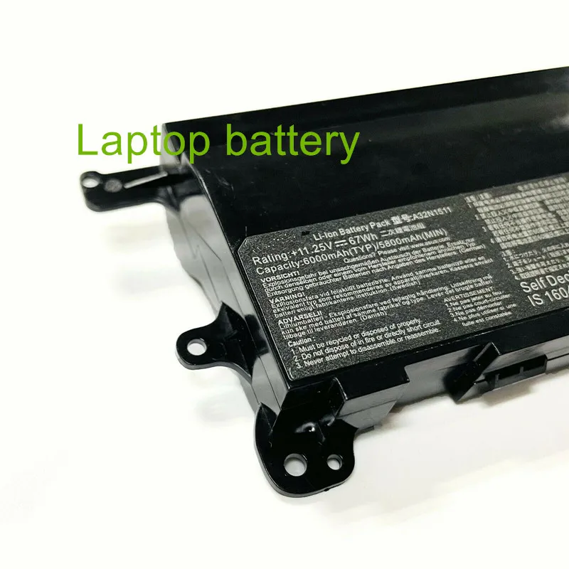 New original laptop batteries for G752VL,G752VT,A32N1511,0B110-00370000,G752v,11.25V, 67Wh