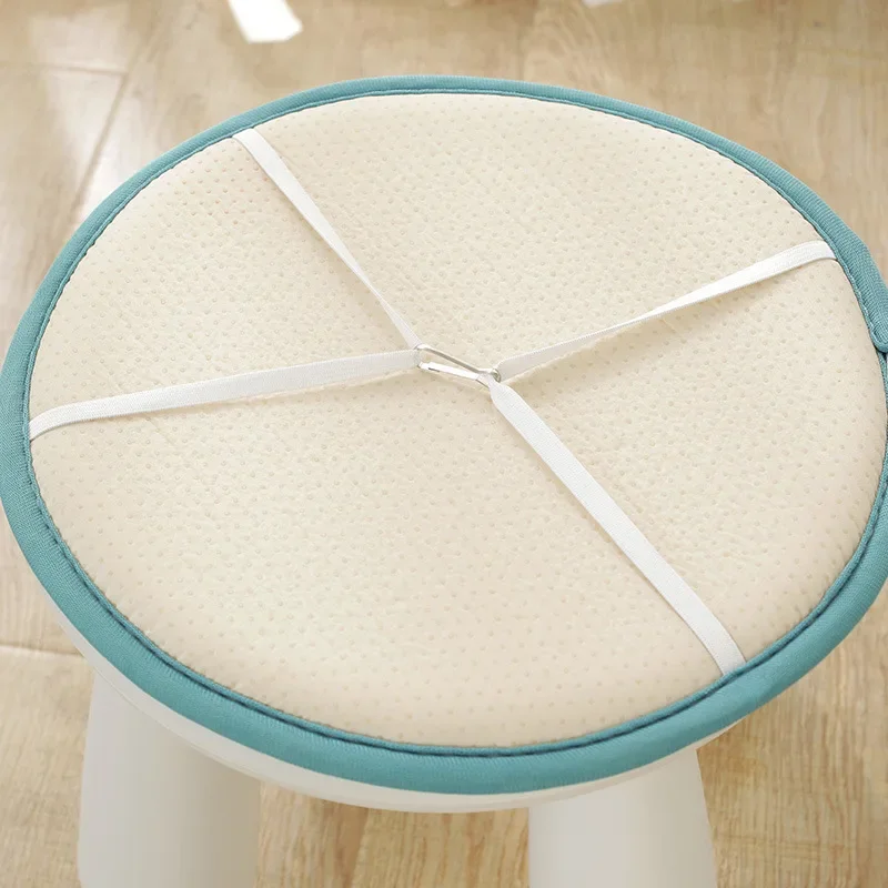 Round cushion solid color thickened non-slip chair cushion home small round stool student dormitory chair stool ass cushion