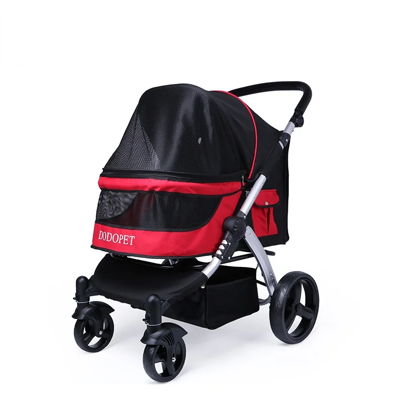 Stroller Folding Dog Large Creative Travelling Cart Carry Bag Walking/Shopping Fashion Inner Seat