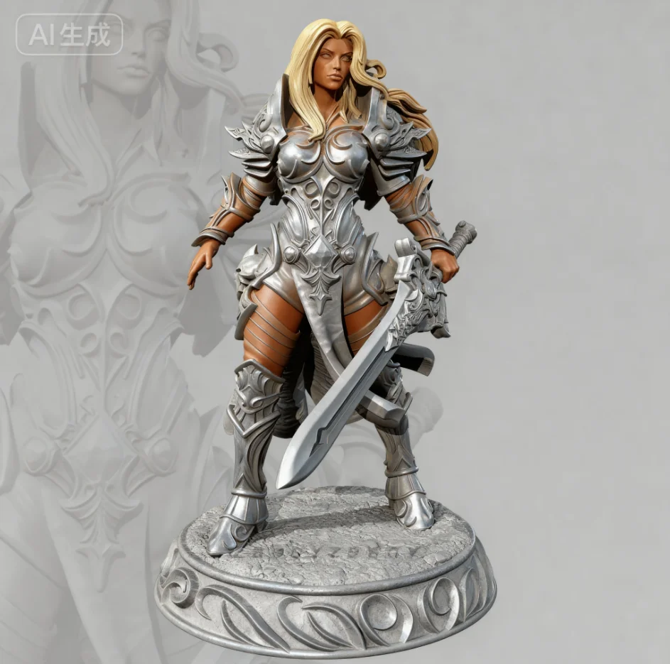 The height of man 30mm 40mm 65mm Resin model kit self-assembly and coloring TD-7579/3D
