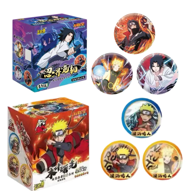 Anime Merchandise Brands - 新品カヨウ ナルト バッジ シノビの戦争＆木の葉の暁シリーズ 公式ボタンバッジ アニメグッズ