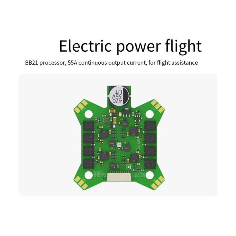 1 قطعة ل Iflight BLITZ E55S 4-IN-1 ESC 2-6S ESC الأخضر PCB ل RC FPV حرة سباق الطائرة بدون طيار