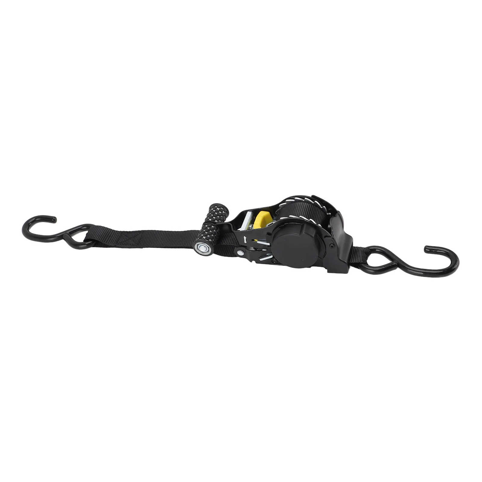 Retractable Ratchet Strap 9.8ft 1499lb Break Strength Self Retracting Tie Down for Truck Cargo Trailer ATV SxS Universal