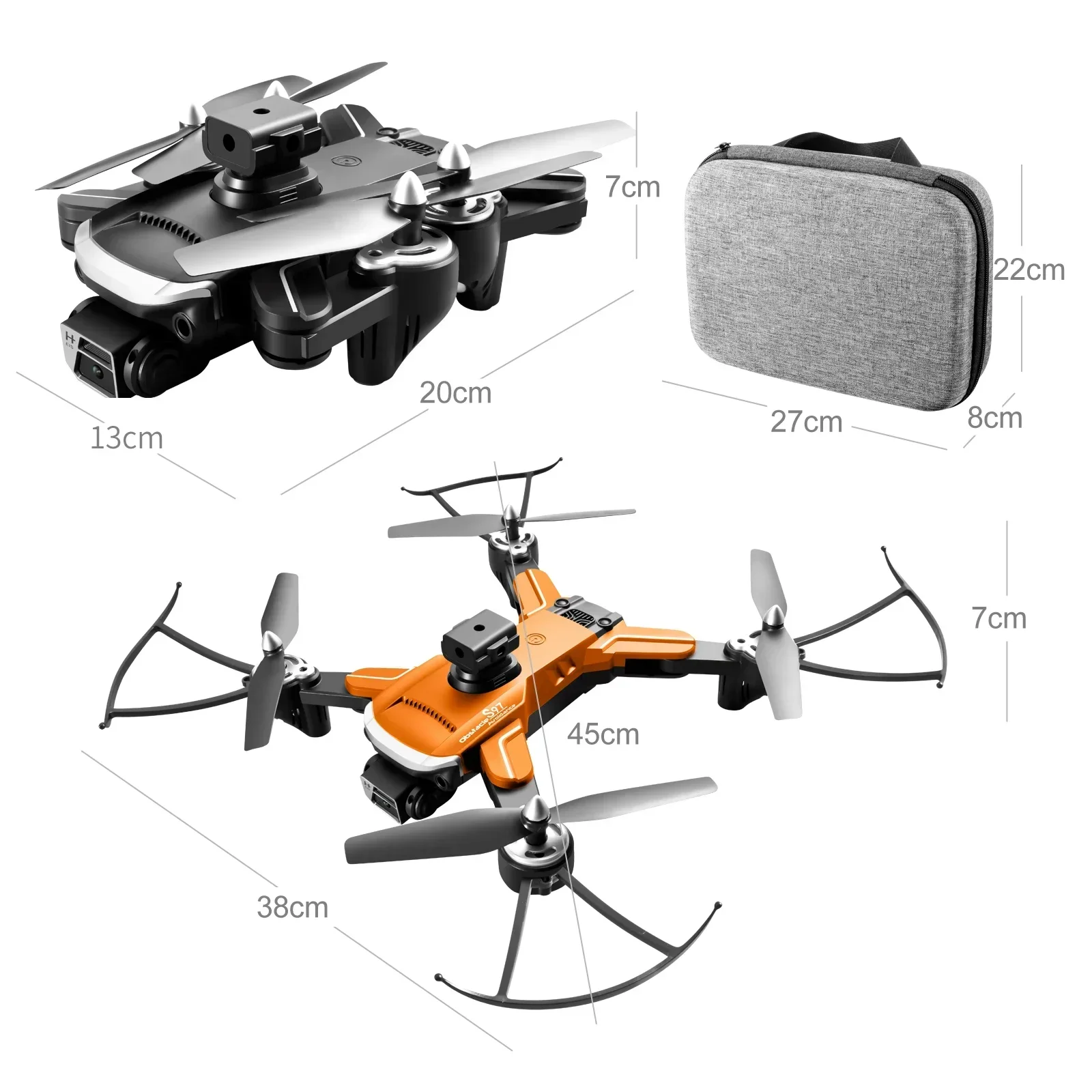 Mini Drone RC E99 Pro2 Avec Double Caméra Pour Photographie Aérienne Hélicoptère Pliable WIFI FPV Drones with Camera Hd 4k