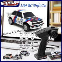 HSP 1/64 RC Drift Car 2.4G Remote Control RTR Car Pocket Full Proportional Control Desktop Competition Model Children's Toy Gift