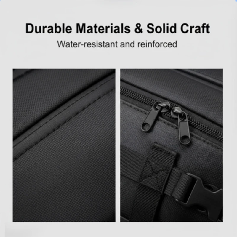حقيبة ظهر مفرغة للسفر للرجال سعة كبيرة حقيبة ظهر للكمبيوتر المحمول للأعمال حقيبة ظهر قابلة للتوسيع حقائب مدرسية #4