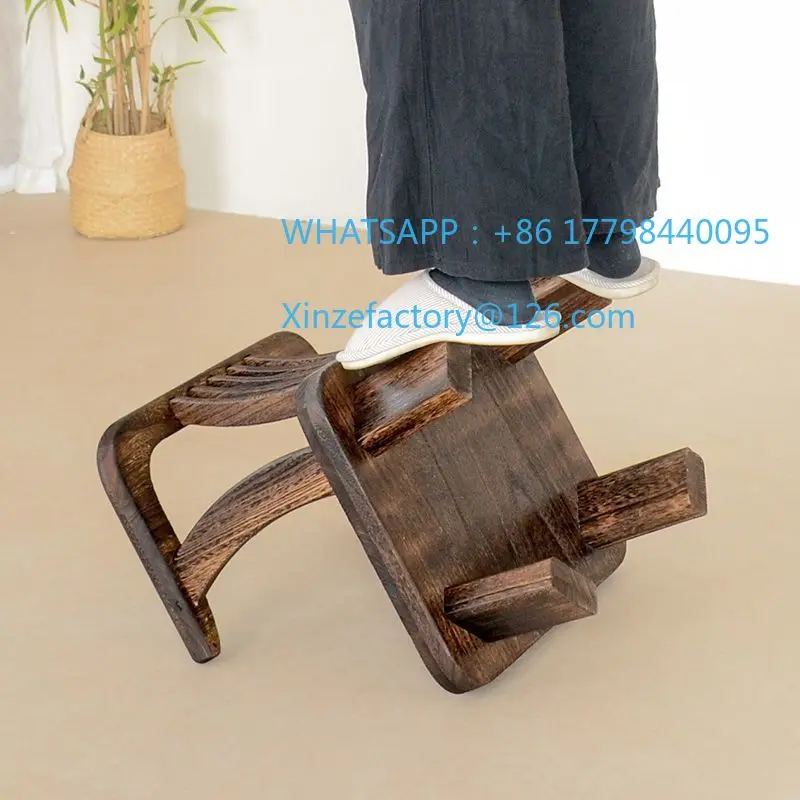 Customizable Small chair with armrest back stool tatami armchair low stool coffee table bay window table casual chair