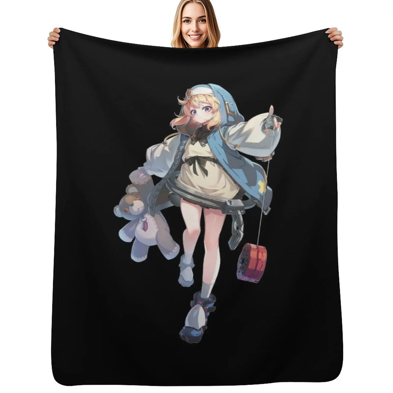 Bridget - The Guilty Gear Throw Blanket All Weather Soft Throw Blanket for Sofa