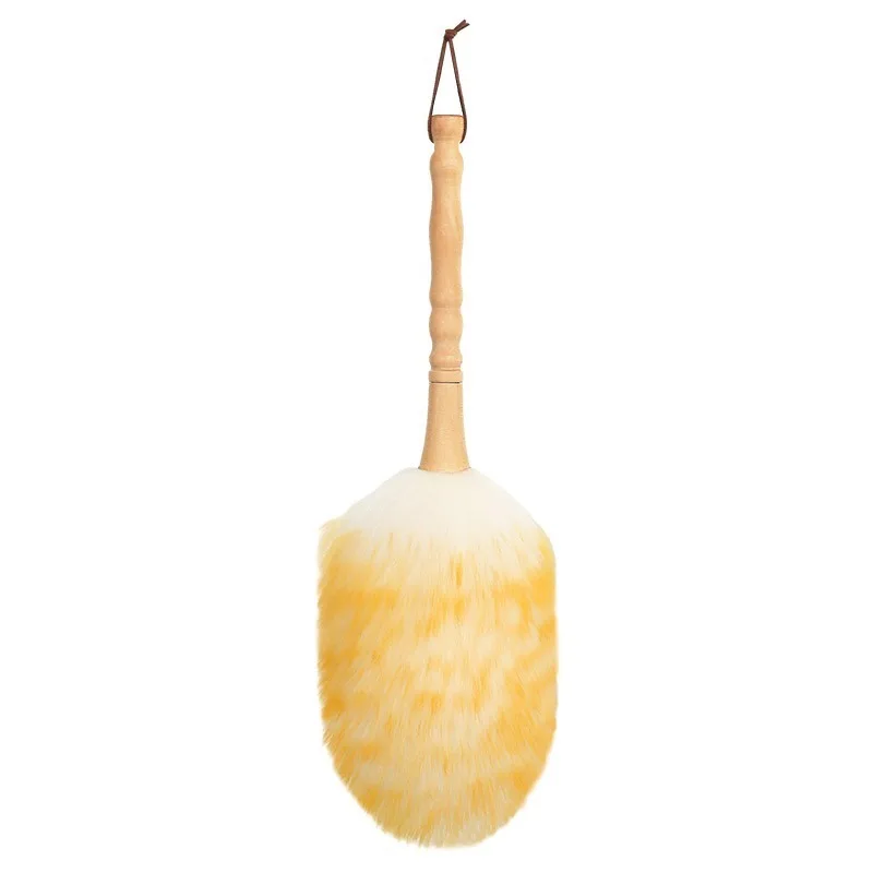 Wool Cleaning Brush, Wooden Handle, Piano Not Easily Shedding Hair, Guzheng Instrument, Universal Piano Brush for Dust Removal