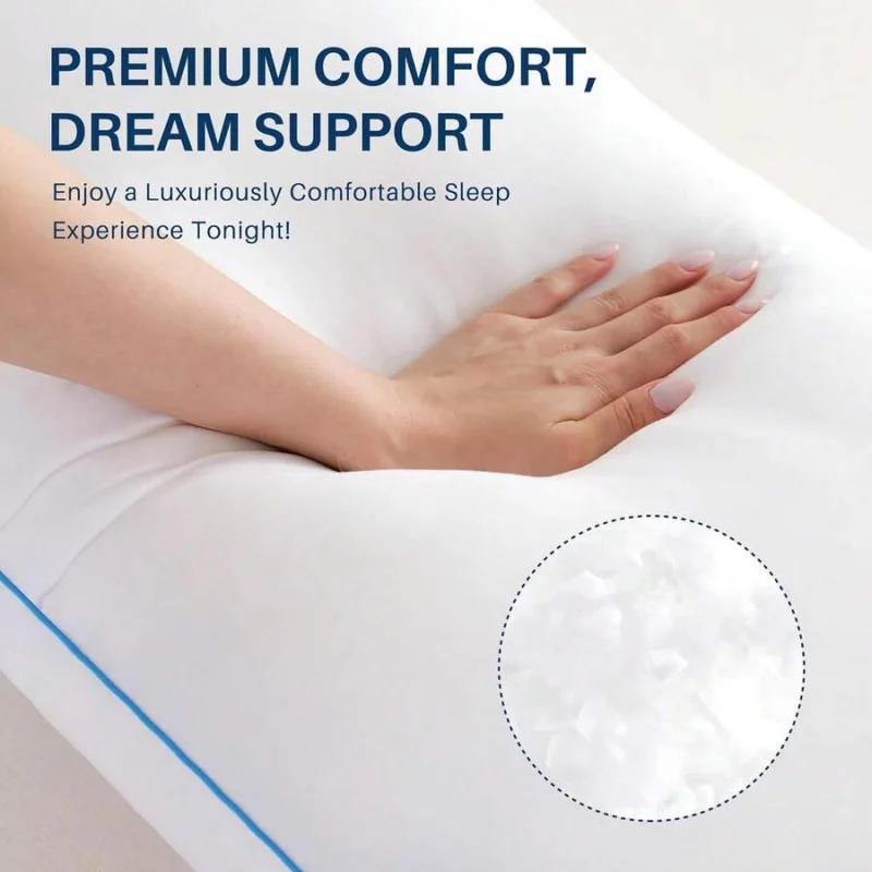 Body Pillow For Adults - Memory Foam Full Body Pillow Insert - Long Sleeping Breathable Bed Pillow