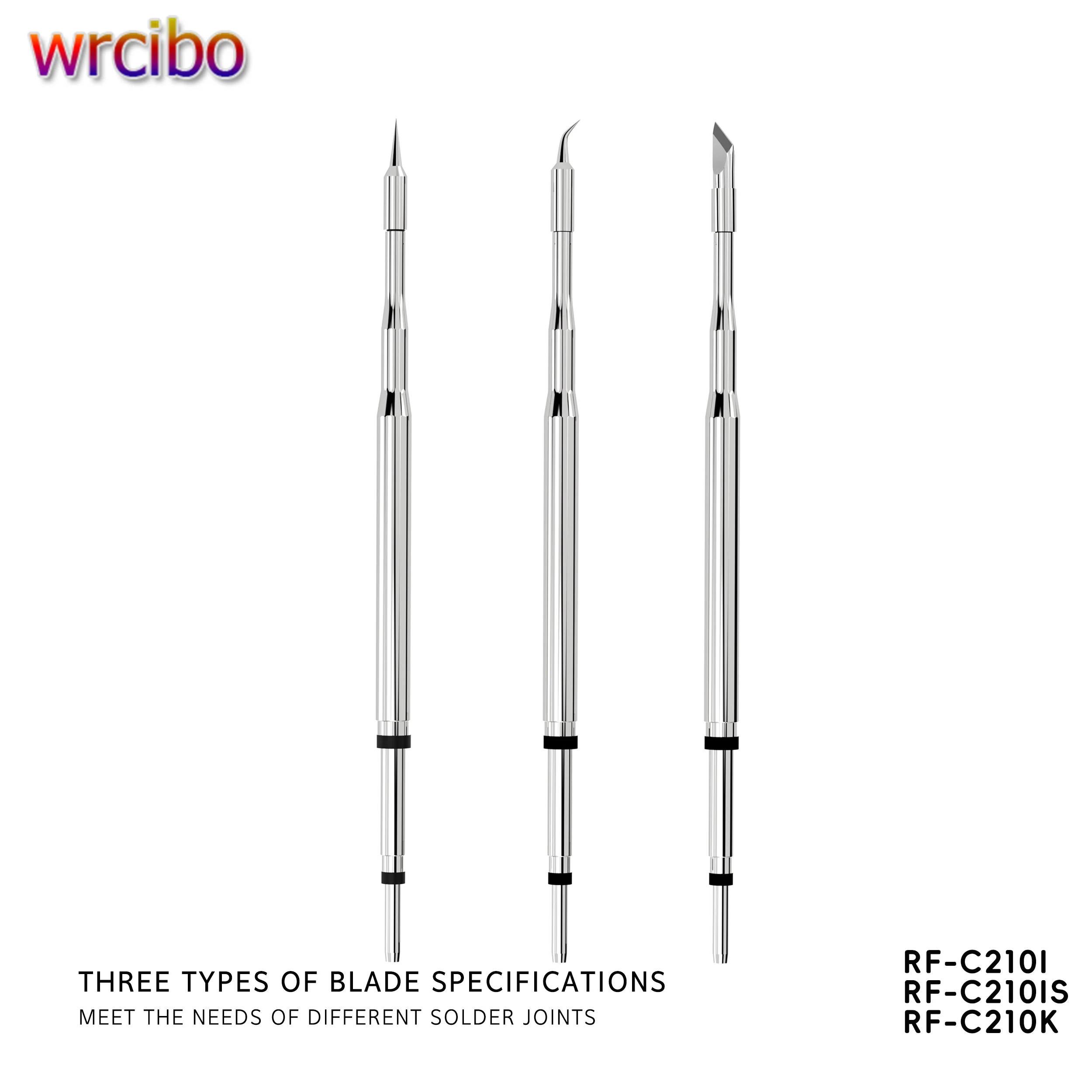 

RF4 RF-C210 I/IS/K Soldering Iron Tips For T210/T26 Soldering Station Handle Mobile Phone PCB IC Repairing Solder Iron Tip Tools