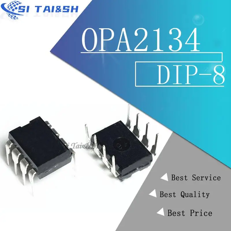 5PCS OPA2134 DIP8 OPA2134PA High Performance AUDIO OPERATIONAL AMPLIFIERS IC best quality