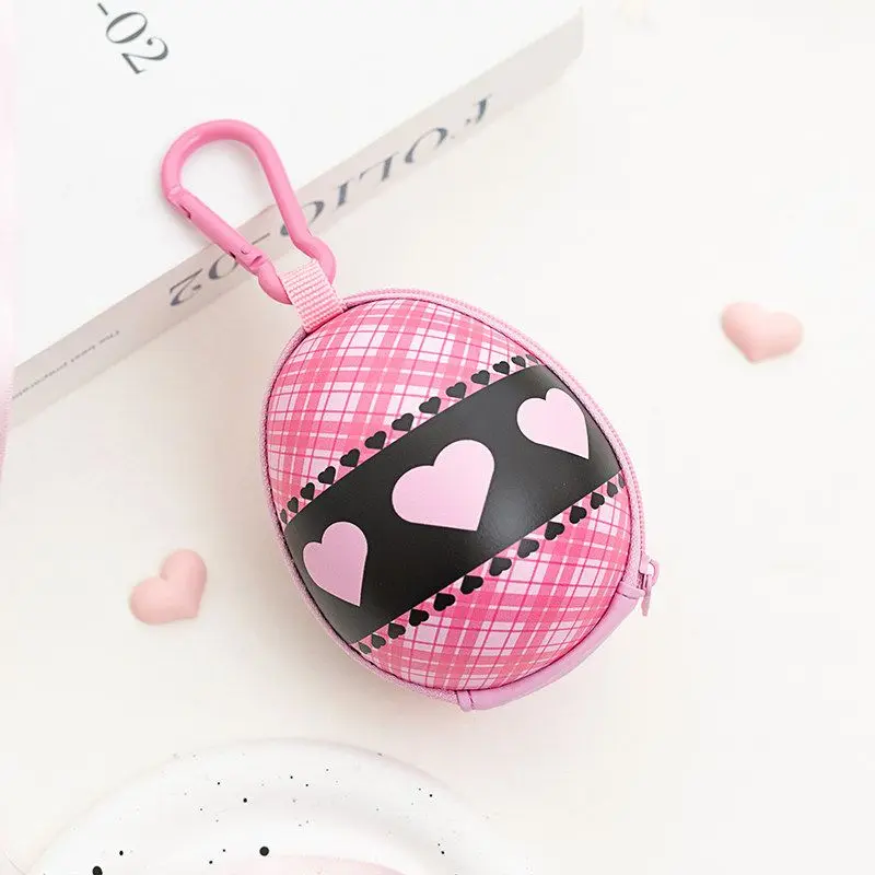 Original Waigua Production Shugo Chara! Egg Shape Coin Purse Bag Charm Anime Peripheral Ornament Collect Toys Girls Boys Gift view 4
