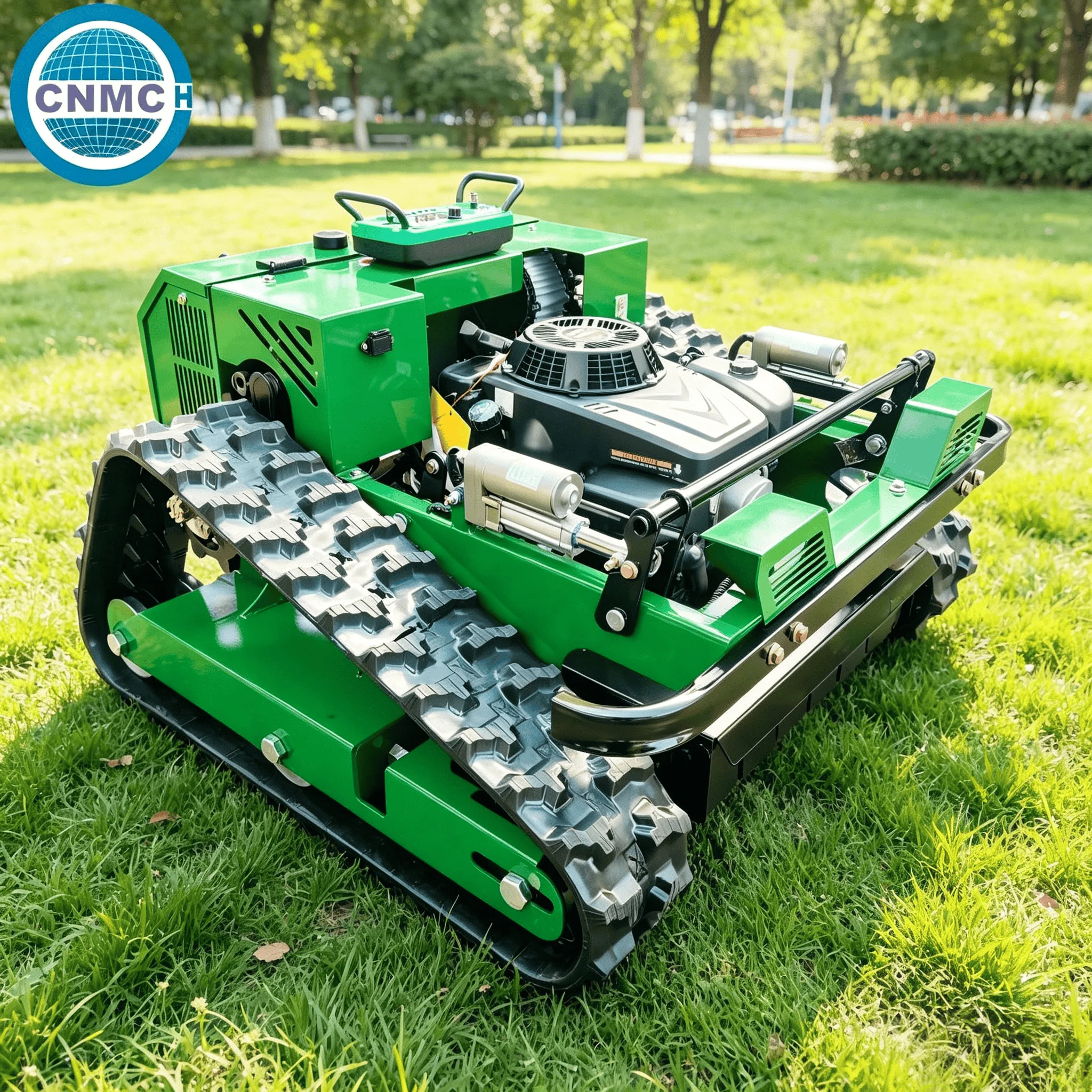 Picture 3: Crawler Robotic Lawn Mower Remote Controlled Household All-terrain CE Certified High-quality Easy to Operate Customized