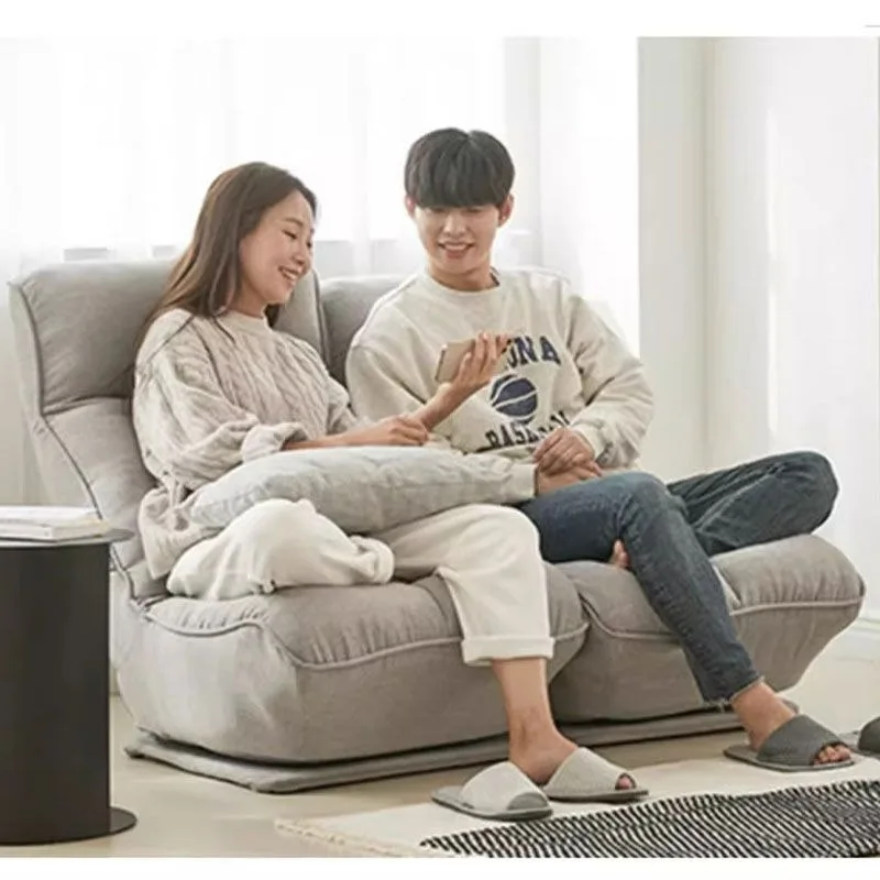 Single sofa swivel chair, master bedroom recliner, comfortable small sofa chair, leisure living room balcony lunch break sofa