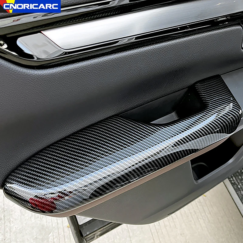 

Car Door Armrest Panel Decoration Cover Trim For Honda CRV 2023 Carbon Fiber Color Styling Interior Accessories
