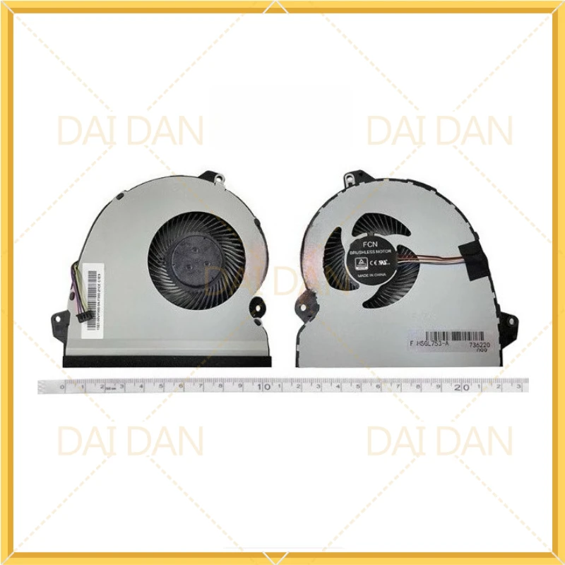 New CPU Fan For ASUS ZX53VD ZX53VE ZX53VW ZX53V FX53V FX53VE GL553V GL553VD GL753V GL753VD Cooling Fan DFS2001055GOT FJ5N