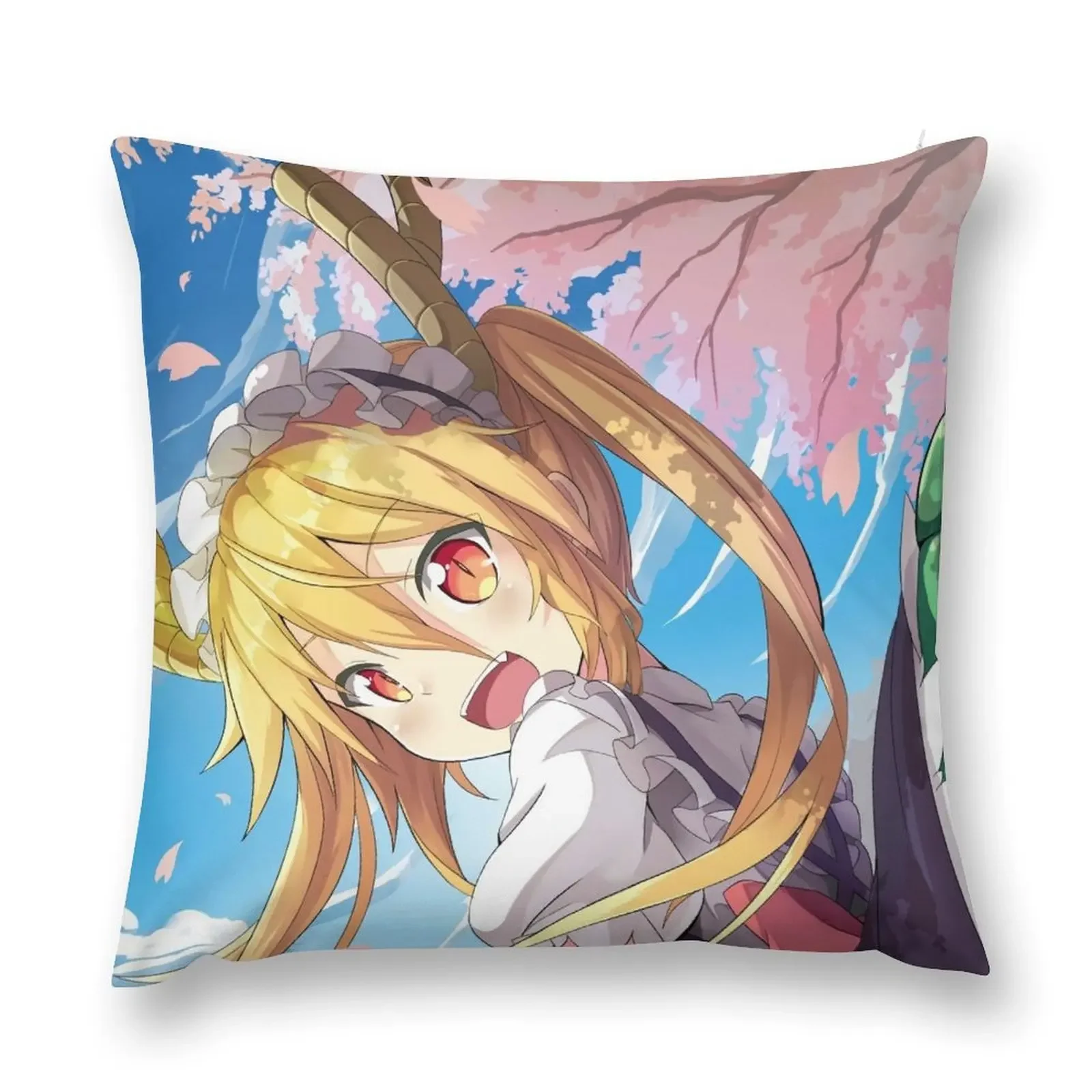 

Tohru Miss Koboyashi's Dragon Maid Throw Pillow Sofa Pillow Cover Pillow Cases