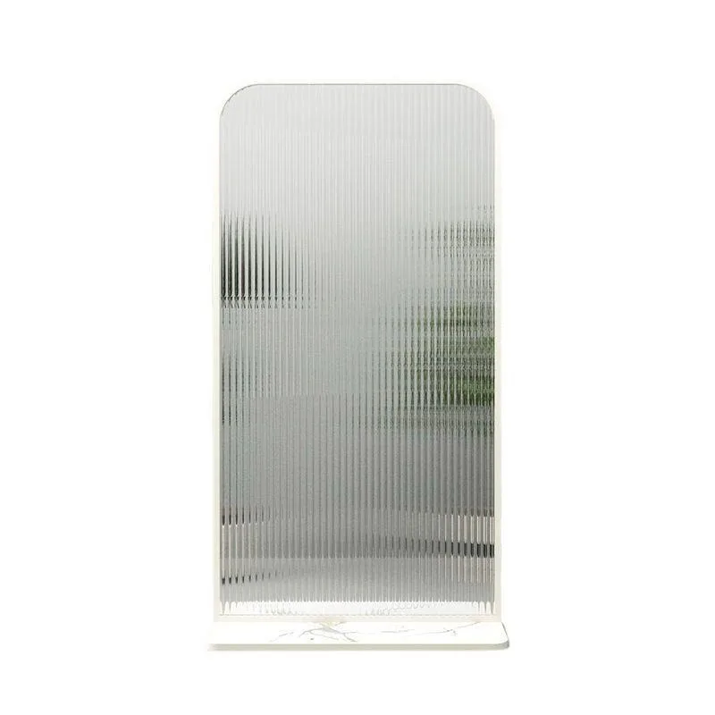 

New Chinese wrought iron paint Changhong glass screen partition rack