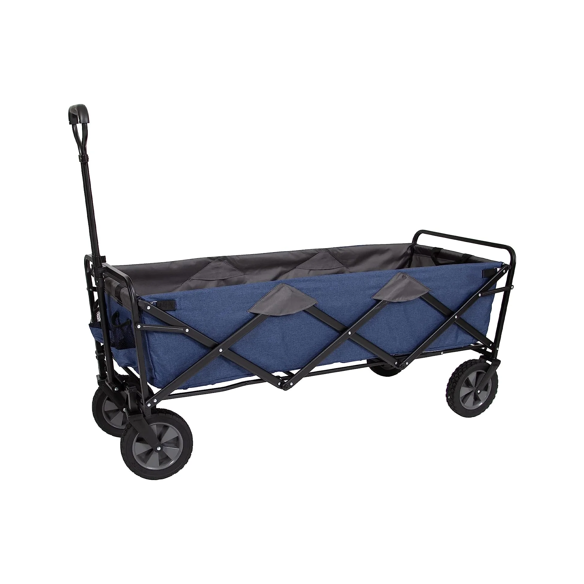 Lengthened Collapsible Folding Wagon Truck Outdoor Folding Truck Camping Folding Trolley Truck