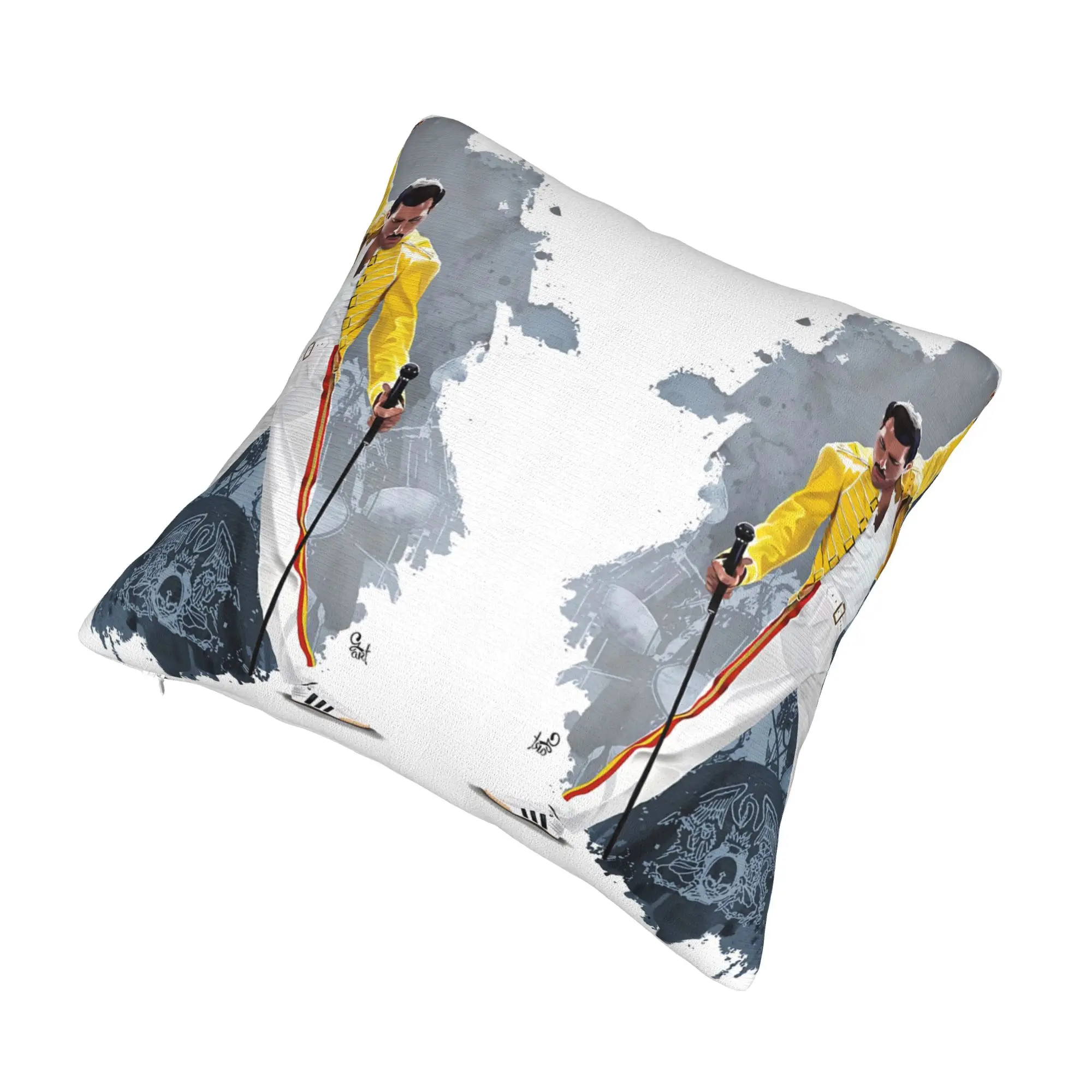 Freddie Mercury Nordic Throw Pillow Cover Living Room Decoration  Sofa Cushion