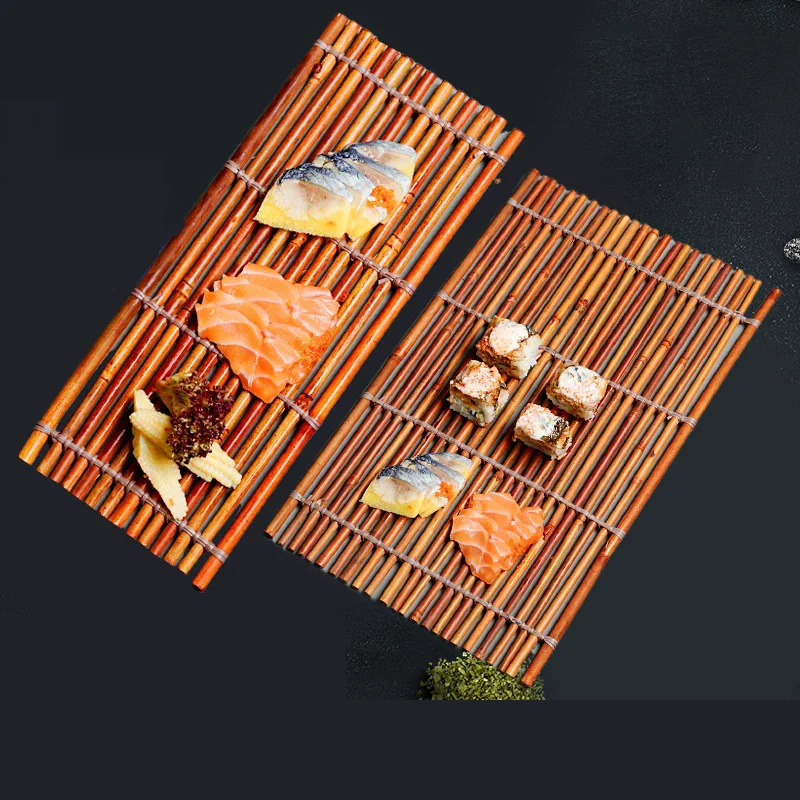 Vintage bamboo sushi dish bamb - Sushi Mat Bamboo recension och pris