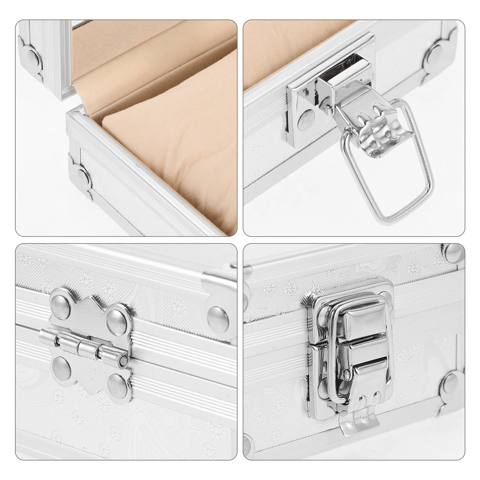 

Single Watch Box Transparent Lid Portable Travel Watch Case Jewelry Storage Organizer Dustproof Scratch Resistant Stylish