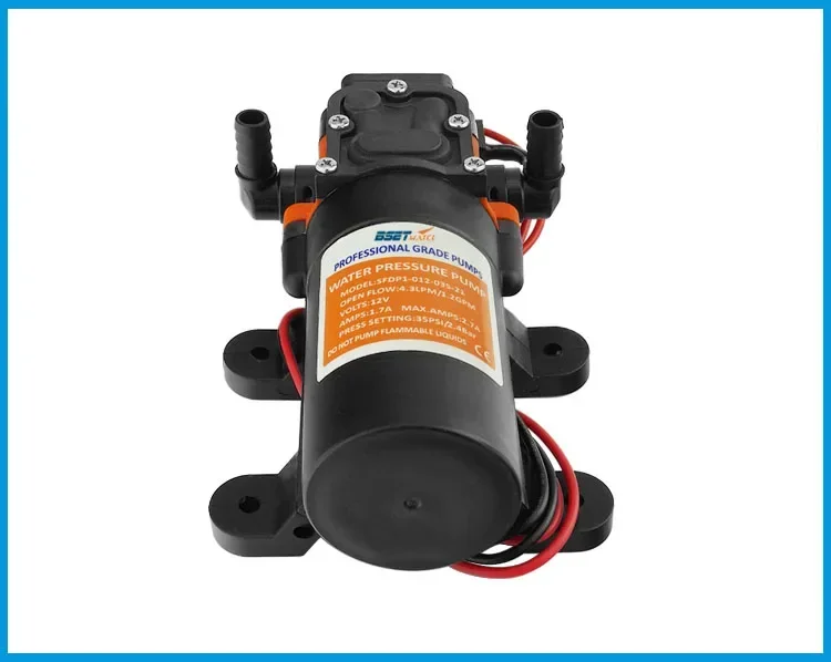 35PSI 12V Marine Water Pump Diaphragm Self Priming Pump Accessories Boat Showers Toilets Water Transfer Motor for RV Caravan
