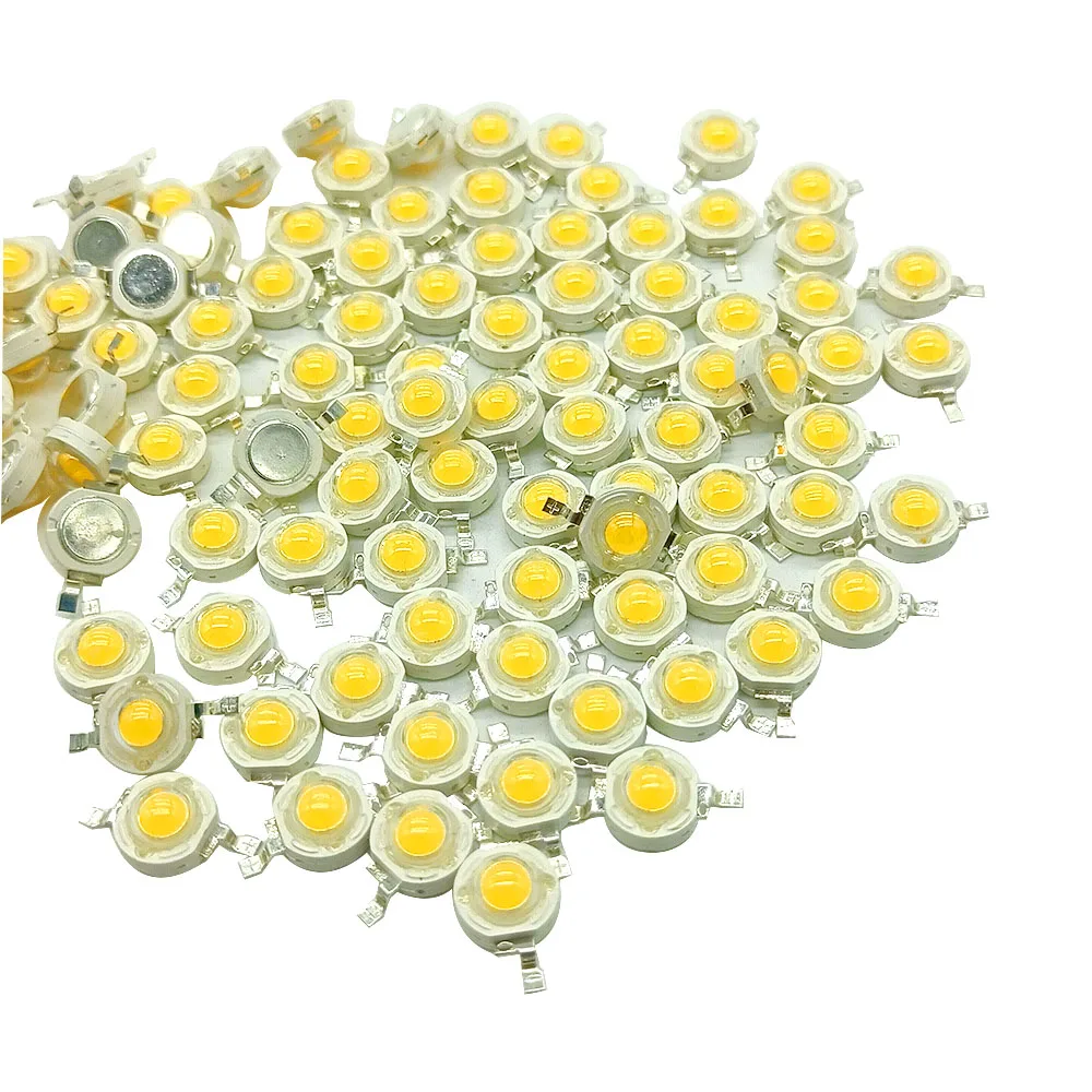 10pcs 12V 3W Bulbs High Power LED Lamp Diodes Full Watt White Warm White for Blubs Spotlight Downlight Chip image 4