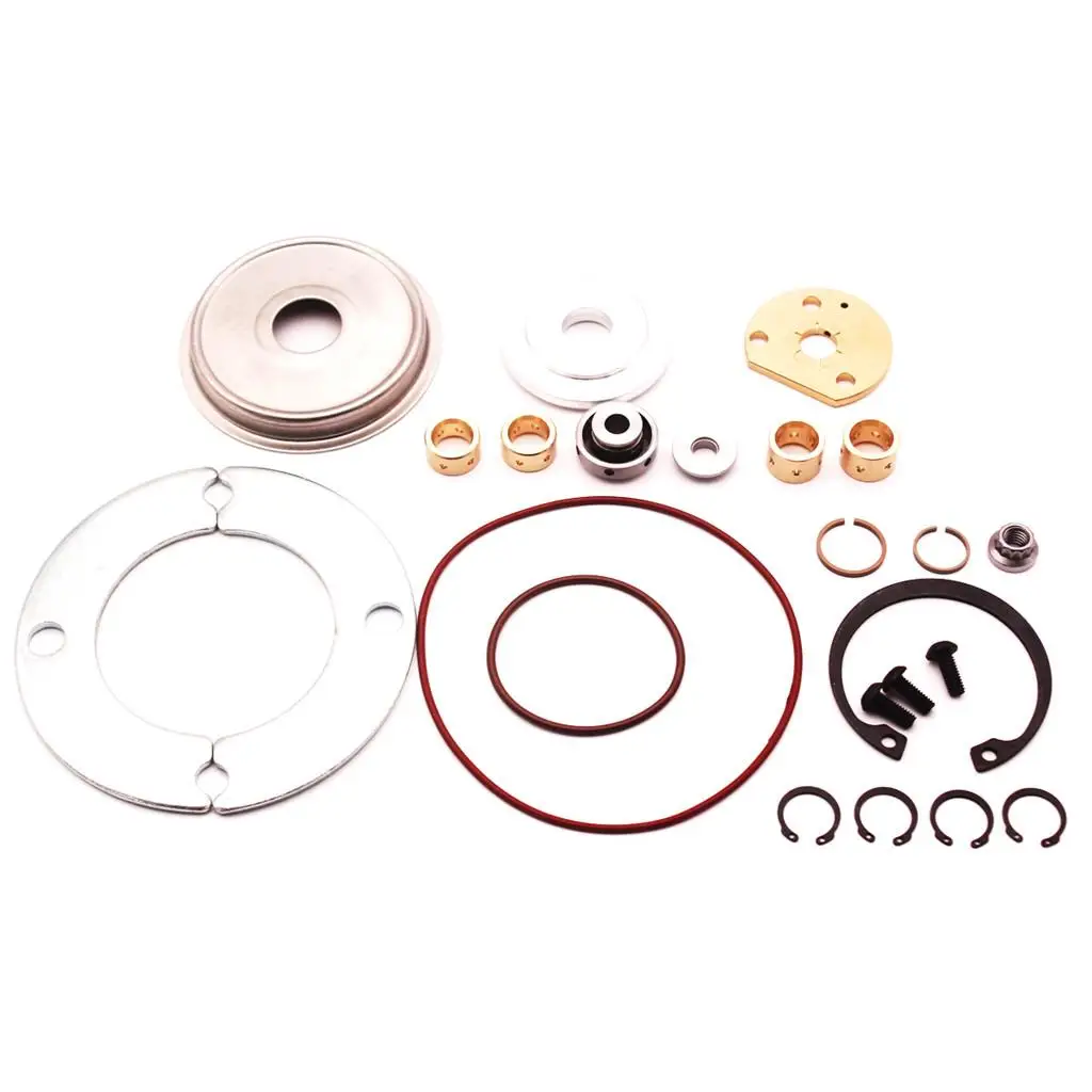 Turbocharger Rebuild Kit Car Turbo Repair Aluminum Alloy Complete Journal Bearing Set Engine Fix for Garrett T2 TB02 T25 TB28