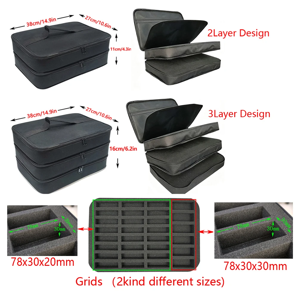 Carry Case Bag With Customs Diy Sponge Hardware Toolbox for Tools Home Accessories EVA Storage Bags for Car Toy Organizer Safety