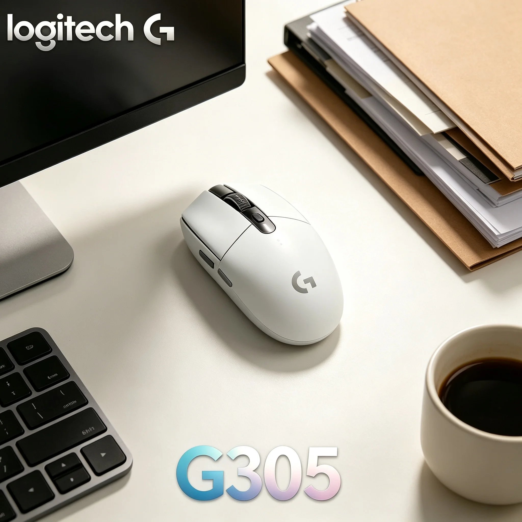 Logitech G305 Wireless Gaming Mouse Programmable Side Buttons HERO Sensor For PUBG CS GO LOL Gamers