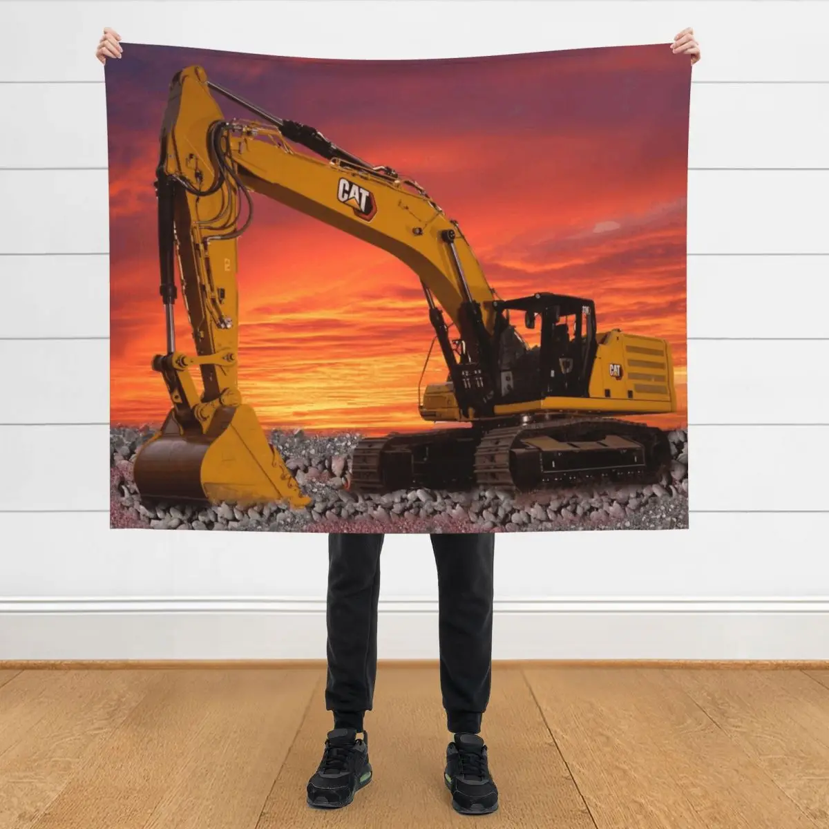 

Cat Escavator Throw Blanket Blankets For Bed Flannels bed plaid Bed Fashionable Blankets