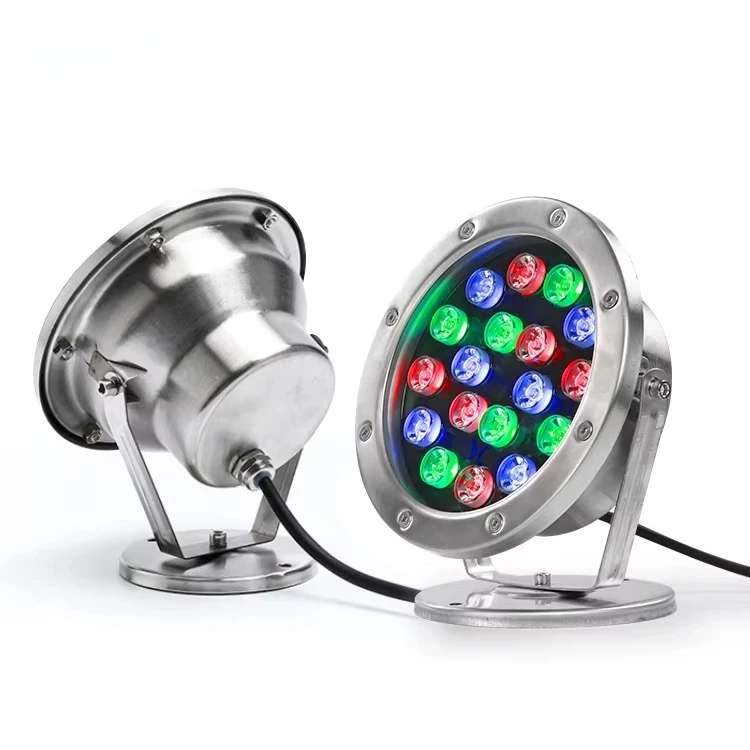 Wholesale high quality outdoor waterproof IP68 stainless steel 9W underwater fountain light