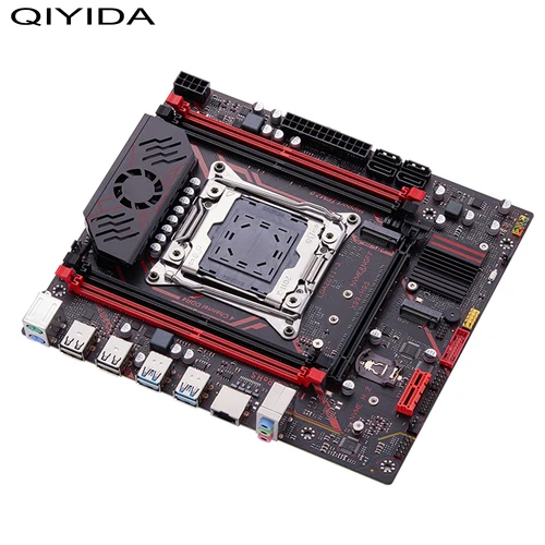 Imagen 2 del producto Juego de placa base QIYIDA X99 H9S con LGA2011-3 Xeon E5 2630 V4 CPU DDR4 16GB REG ECC memoria NVME M.2 TPM 2,0 interfaz SATA3