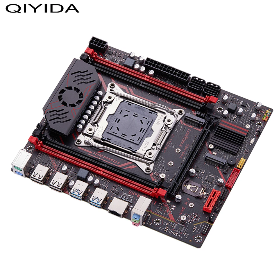 QIYIDA X99 H9S マザーボードセットキット LGA2011-3 Xeon E5 2630 V4