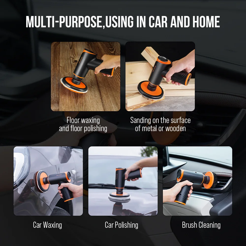 Polisher Wireless Mini Polishing Machine Car Polisher Automotive Automotive Body Sander Power Mini Rotary Tool Polishing Tools