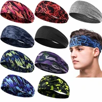 Diademas deportivas para hombre y mujer, banda para el sudor para ciclismo, correr, Fitness, trotar, tenis, Yoga, gimnasio, pañuelo para la cabeza, banda para el pelo