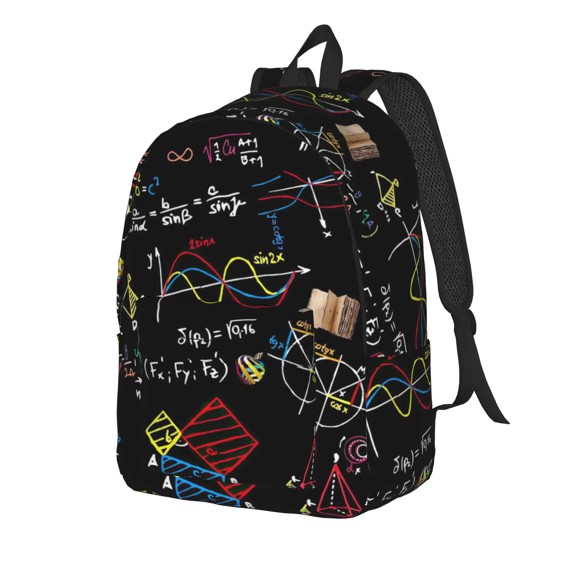 Math Rubik Rubix Rubics Player Cube Math Backpack  Kawaii Backpacks Female Outdoor Pattern School Bags Colorful Rucksack